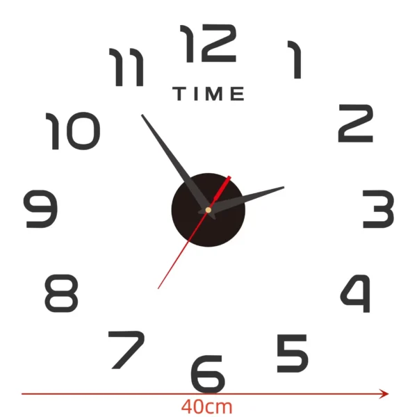 Earth Modelling Wall Clock with LED Light - Image 7