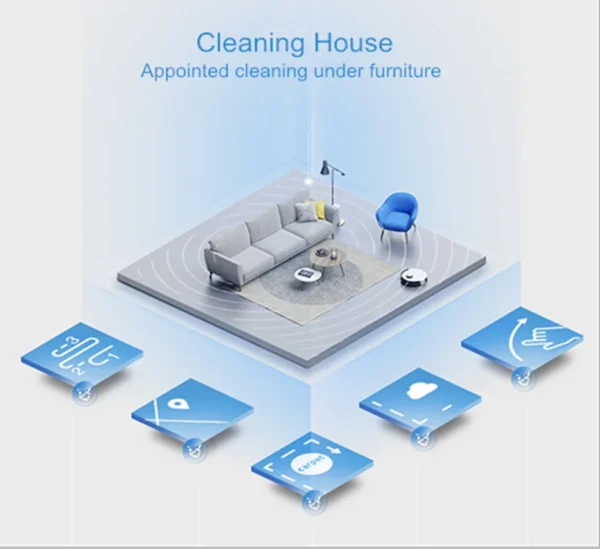 Powerful All-in-One DEEBOT T20e OMNI – 7100Pa Suction, Dual Mop, Auto-Cleaning & Smart Navigation - Image 29