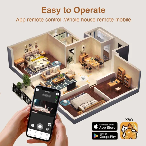 Pet Cat Camera Companion Robot | AI Pet Recognition | Two-way Voice Function - Image 16
