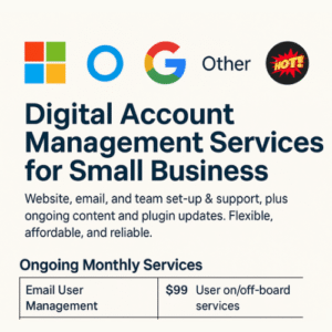 Email User Management Account Management Services